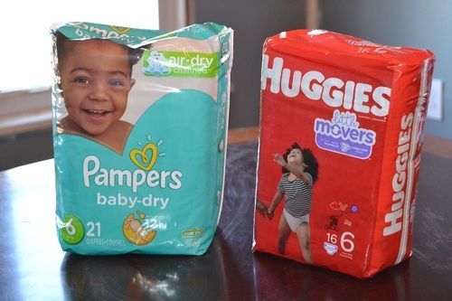 Huggies and Pampers